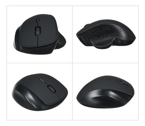 Ratón Vertical Inalámbrico De 2,4 G, 6 Teclas, Ergonómico, 3