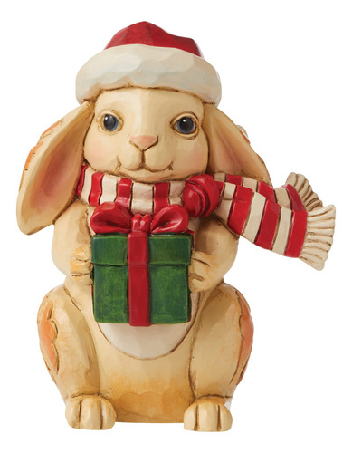 Enesco Jim Shore Heartwood Creek Christmas Bunny - Figura En