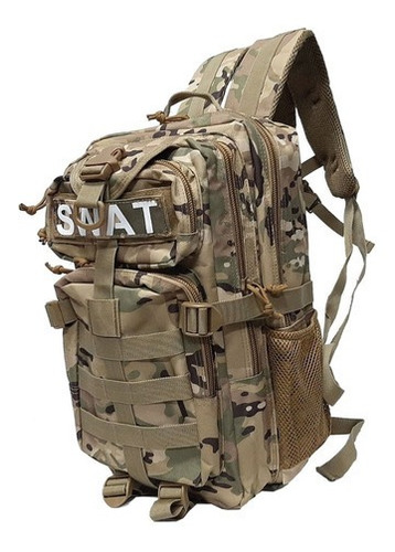 Mochila Swat Camuflada Táctica De 20 Litros