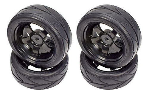 Apex Rc Products 110 Onroad 12mm Black 5 Spoke Wheels V Trea