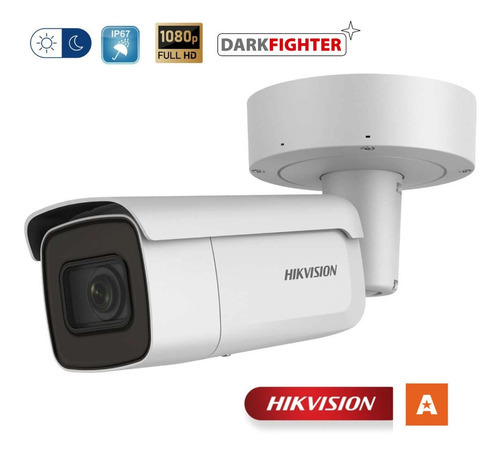 Cámara Ip Hikvision 2 Mp Acusense Darkfigh Ds-2cd2626g2-izs Color Blanco