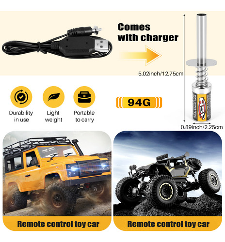 Encendedor De Bujía Incandescente Recargable Rc Nitro, 1,2 V