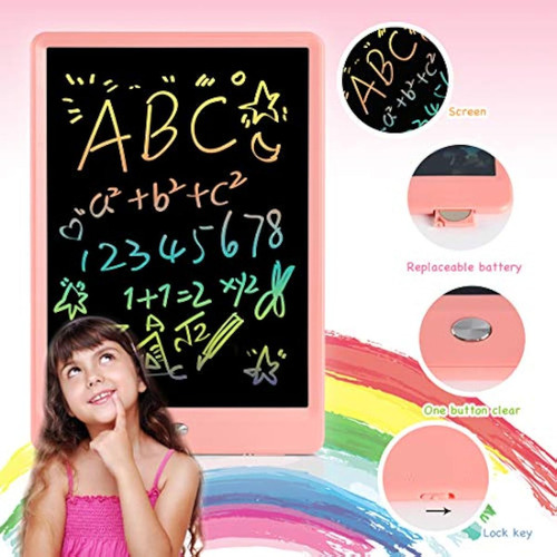 Q Tableta De Escritura Lcd Juguetes Para Niños Pizarrón