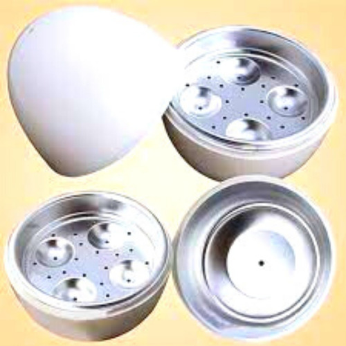 Imagem 2 de 6 de Recipiente Cozinhar Ate 04 Ovos Rapido Pratico Microondas