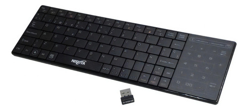 Kit de teclado y mouse inalámbrico Nisuta NSWIKTV27