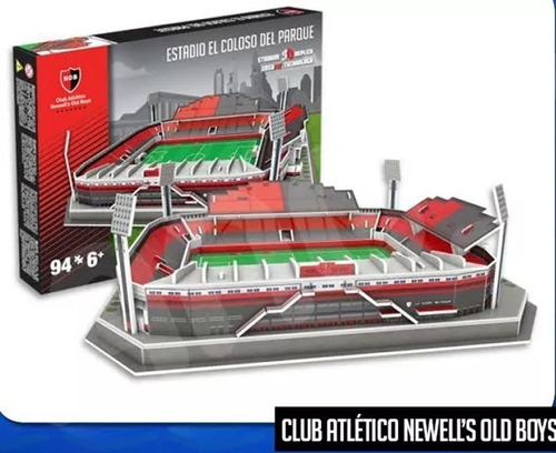 Maqueta Estadio 3d Armada !cancha De Newell's Old Boys