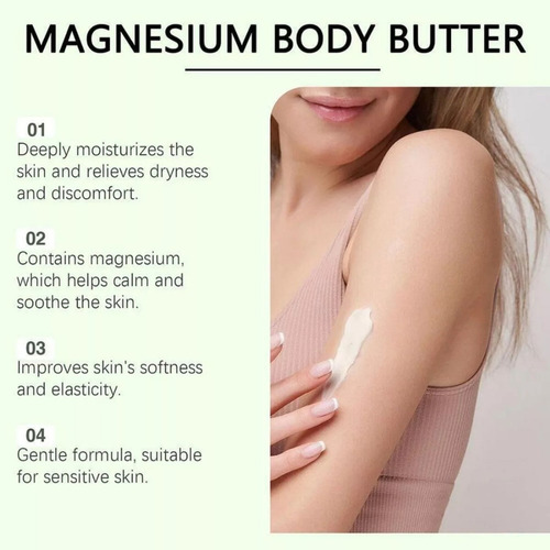 Crema Para La Neuropatía, Mantequilla Corporal De Magnesio