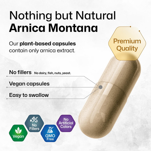Suplemento Mauwe Herbs Arnica Em Cápsulas 100 Cápsulas