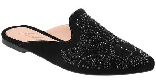 Mule feminino com pedras 2025