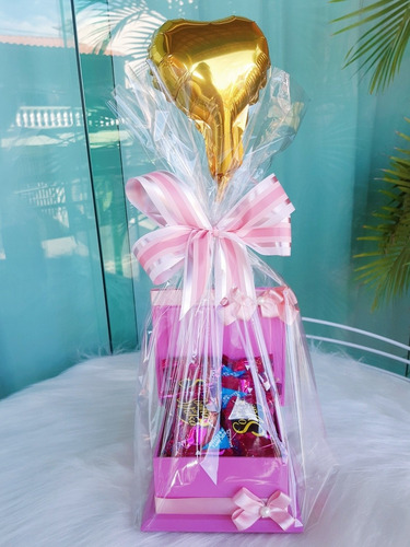 Imagem 6 de 8 de Cesta De Chocolate Presente Romântico Namorada Mãe Esposa Vo