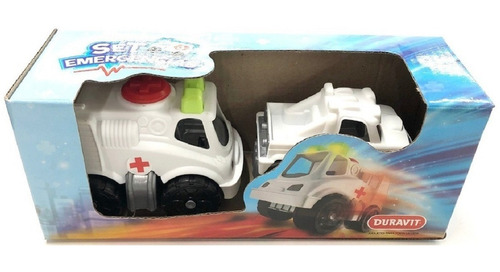 366 Ambulancia Duravit Emergencias Camión X2 - Del Tomate Color Blanco Personaje Doctor