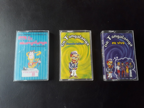 Lote De 3 Cassettes Del Dr. Tangalanga (raúl Taruffetti)