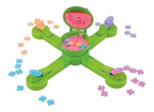 Imagen 5 de 5 de Juego De Mesa Frogy Pit Original Ditoys El Juego Del Sapo