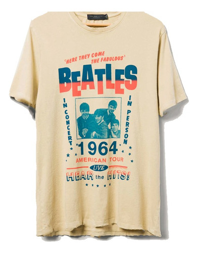 Playera Camiseta The Beatles Band Retro 60s Cartel C/ Envio