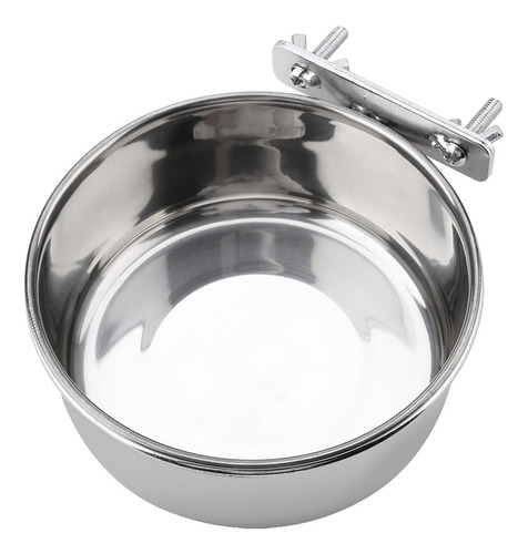 Comedero De Acero Inoxidable Para Comida Y Agua Para Pájaros