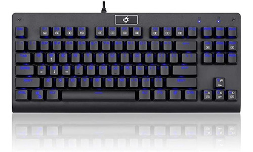 Eagletec Kg040 Teclado Mecánico Para Juegos Azul Iluminado.