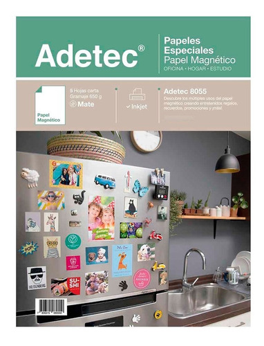 Papel Magnético Blanco Adetec