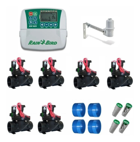 Kit Automação Irrigação - 1 Controlador + 6 Valvulas De 2''
