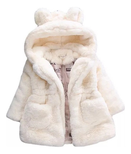 Chaqueta Capucha Para Otoño Invierno Para Niñas Pequeñas