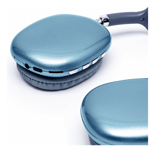 Auriculares P9 Plus Max Inalámbricos Bluetooth 5.0 Batería Color Azul