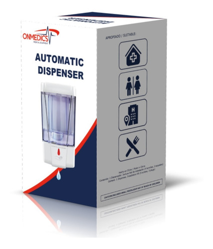 Dispensador Automatico Despachador Gel Antibacterial Jabon