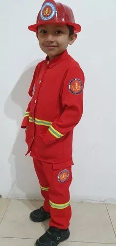 Disfraz de cosplay de bombero para niños Niños Niñas Fiesta de Carnaval