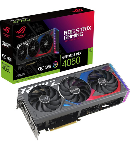 Asus Rog Strix Geforce Rtx 4060 Oc Edition Gaming Graphics 