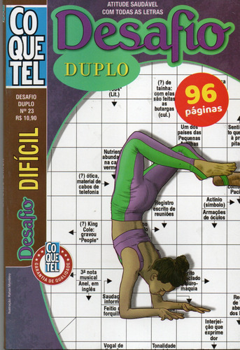 Palavras Cruzadas Desafio Difícil Duplo Coquetel