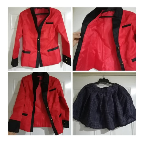 Uniforme Completo Kakegurui Cosplay Yumeko Diferentes Tallas