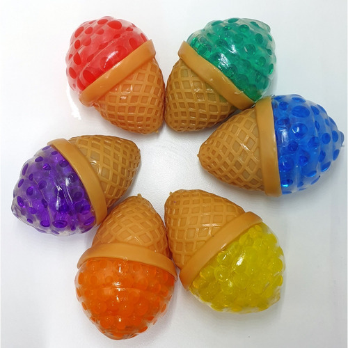 Imagen 2 de 2 de Squishy Helado Anti Estres - Apretalos Poppi Original