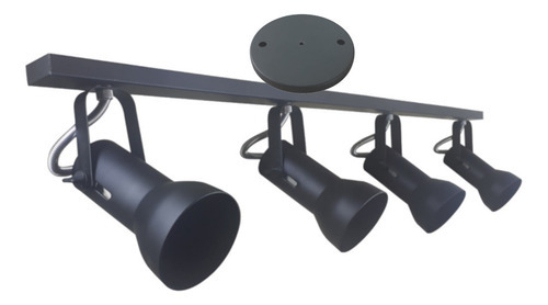Regua 4 Spots Trilho Perfilado P/ Par20 Led