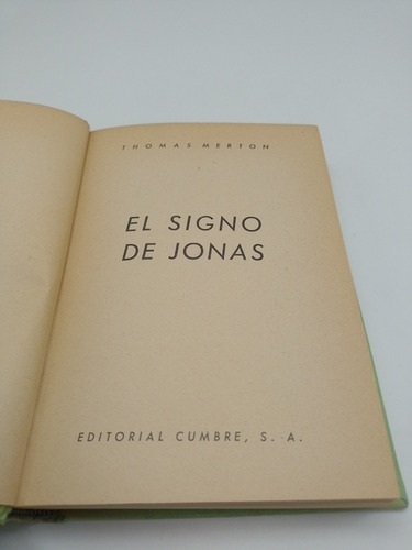 El Signo De Jonas Thomas Merton (Usado)