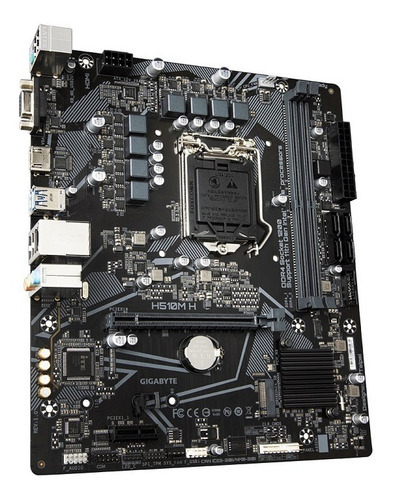 Tarjeta Madre Gigabyte H510m H Socket 1200 Color Negro