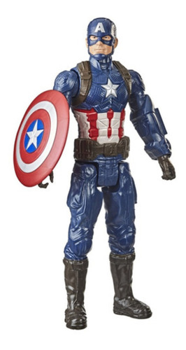 Boneco Avengers Titan Hero Marvel Capitão América Hasbro