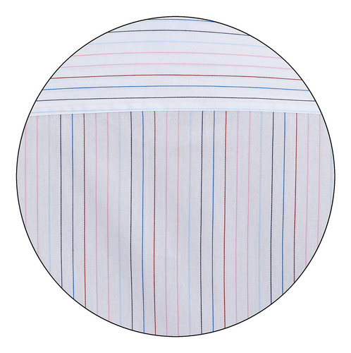 Camisa Vestir Tallas Extra, En Tejido A Rayas Multicolor.