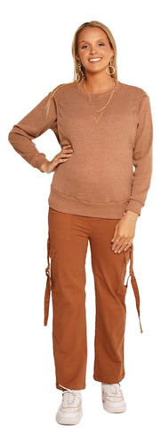 Sweater Maternal Corto Lanilla Morley Lactancia 2462 Quesera