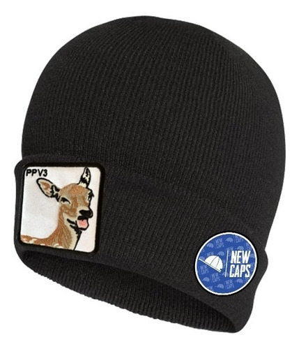 Gorro De Lana Parche Bordado Animales Ppv3 Cod #261