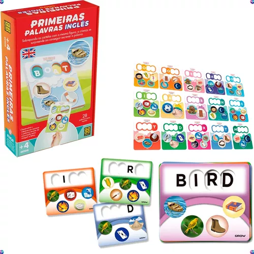 Jogo Educativo da Memória Alfabetização Infantil Em Inglês - Bambinno -  Brinquedos Educativos e Materiais Pedagógicos