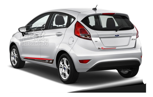 Calco Ford Fiesta Kinetic Effect Juego Con Capot Y Baúl