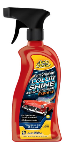 Cera Liquida Colorida Express Vermelha 500ml Autoshine