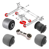 Comprar Kit Bujes Barra Ejes Trasero Nissan Sentra B15 00-06 Almera 
