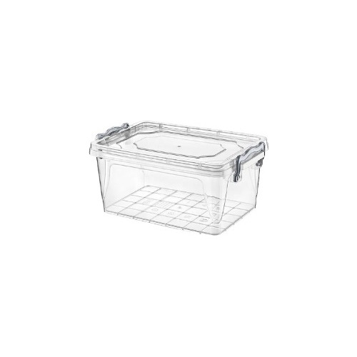 Caja Plastica Transparente 20 Litros Apilable Y Encastrable