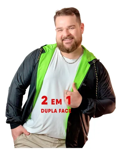 Jaqueta Corta Vento Duplaface Dog Charlie Imper Plus Size G6
