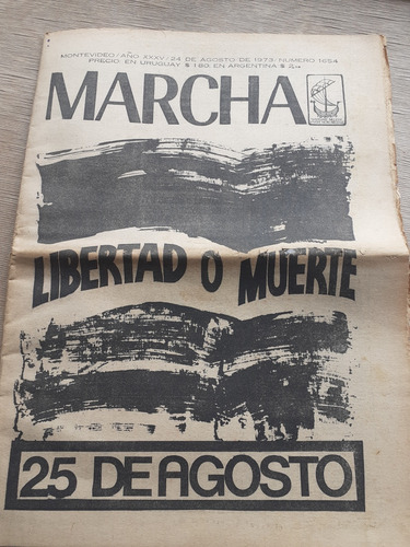 Semanario Marcha Nº 1654 24 De Agosto 1973