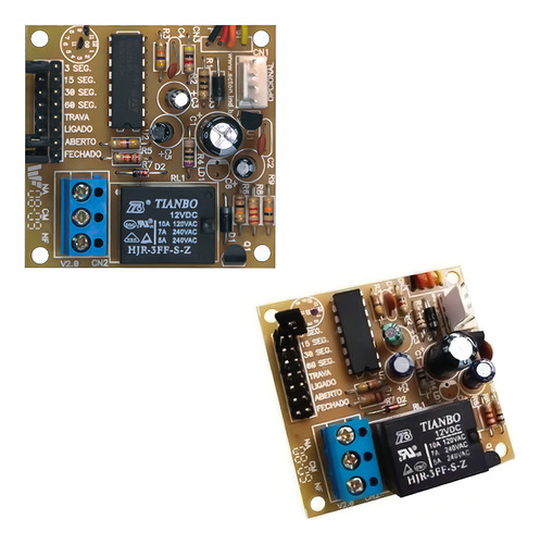 Módulo opcional de 8 funciones: motor central, cerradura de puerta, frecuencia de jardín: 433 Mhz