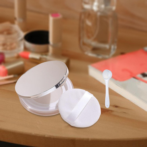 Polvo Suelto Contenedores Compactos Accesorios Recargables