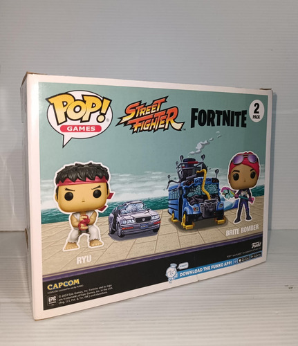 Funko Pop 2 Pack Ryu & Brite Bomber (Usado)