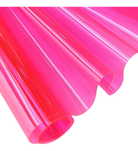 Toalha De Mesa Plástica Impermeável 4mx1,40metros Pink Neon