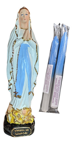 Figura Religiosa Virgen De Lourdes