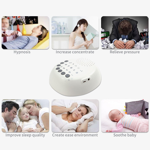 15 Branco Bebê Soothers Do Sono Máquina Do Som Comruído
